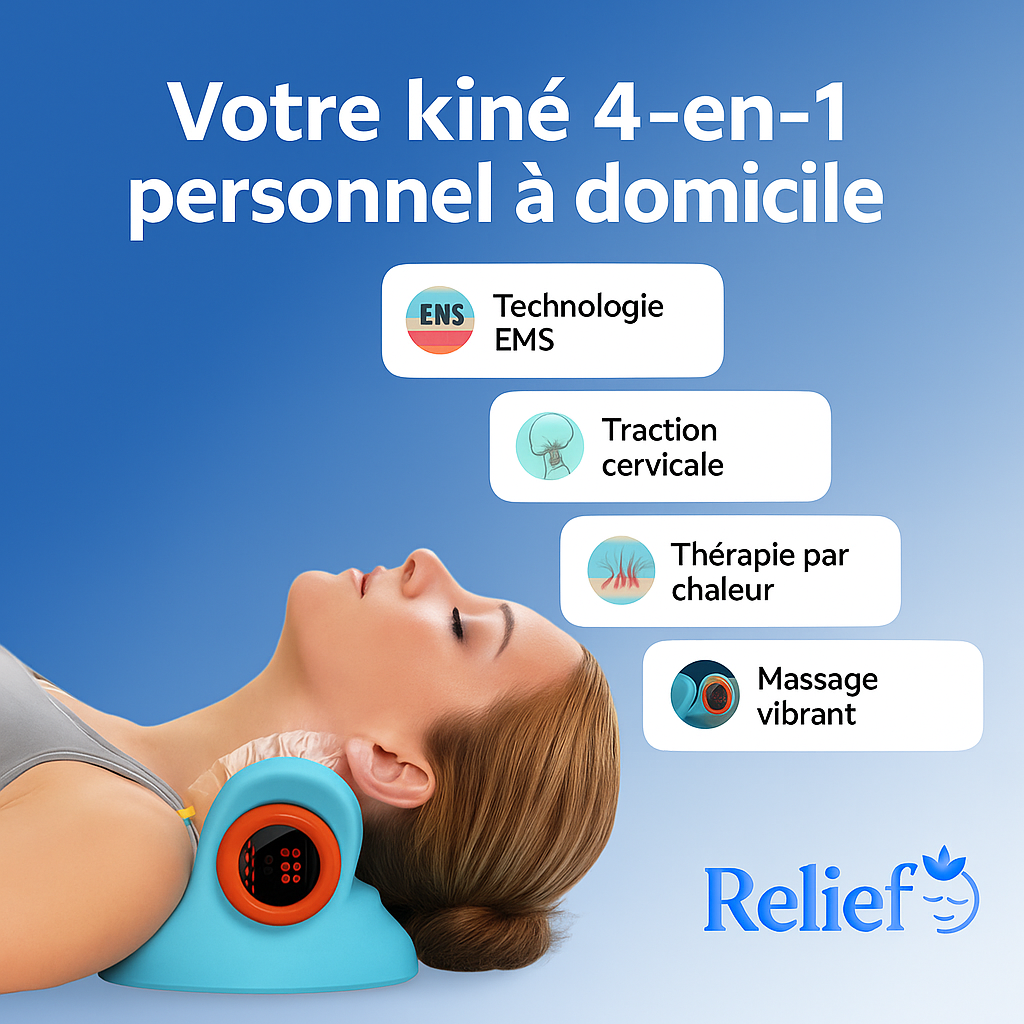 ReliefOreiller™ 4-en-1 Massager - Relief